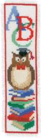 Owl & Work Bookmarks Aida Vervaco