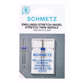 2.5/75 Stretch Tweeling Naald Schmetz