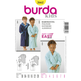 2662 Burda Naaipatroon | Badjas in variaties