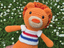 Lex de Oranjeleeuw - gehaakt - Durable Cosy Fine & Coral