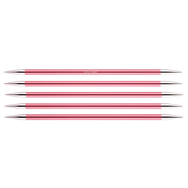 6.5mm 15cm Zing Double Pointed Needles