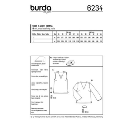 6234 Burda Naaipatroon | Shirt in variatie