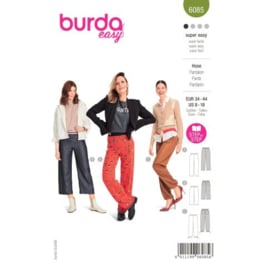 6085 Burda Naaipatroon | Broek in variatie