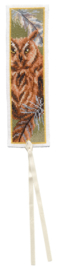 Owl with Feathers Aida Bookmarks Cross Stitch Kit Vervaco
