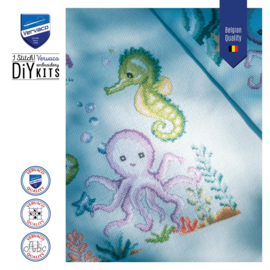 Zeedieren - aida - Vervaco telpakket
