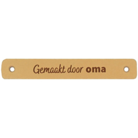 Gemaakt door oma leather label - Durable