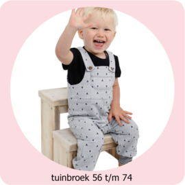 Tuinbroek maat 56 t/m 74 Annie do it yourself naaipatroon