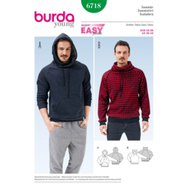6718 Burda Naaipatroon | Sweater in Variaties
