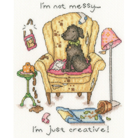 Mucky pup - aida Bothy Threads telpakket