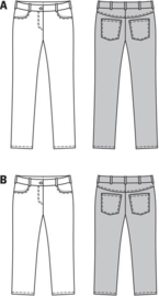 6951 Burda Naaipatroon | Broek in variatie