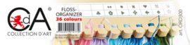 Floss Organizer 36 Colours Collection D'Art