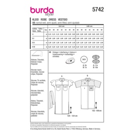 5742 Burda Patroon - Jurk in variatie