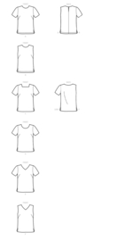 9133 K5 Simplicity Naaipatroon | Shirt met variatie 34-42