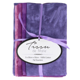 03 Purple Fat Quarter Tissu de Marie