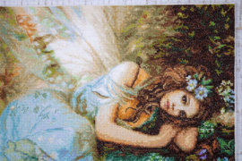 Spring Fairy Aida Leti Stitch Embroidery Kit