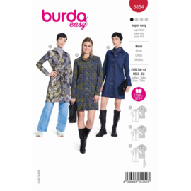 5854 Burda Naaipatroon | Jurk in variatie