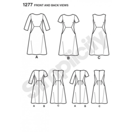 1277 AA Simplicity Amazing Fit Sewing Pattern 36-44