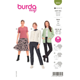 6053 Burda Naaipatroon | Jasje in variaties