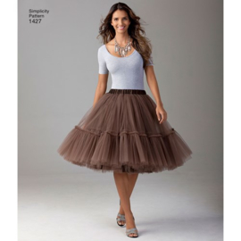 1427 D5 Simplicity Naaipatroon | Petticoat met variatie maat 30-38
