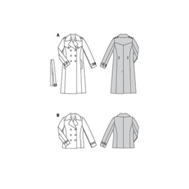 5984 Burda Naaipatroon | Jas in variatie