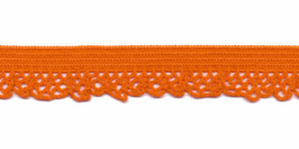 Orange 12mm/0.5" Elastic Lace