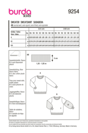 9254 Burda Naaipatroon | Trui in variatie