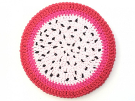 Fruity Potcoasters Crochet Durable Double Four
