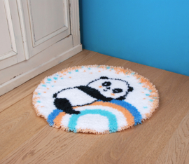 Panda op regenboog | Knoopkleed | Vervaco