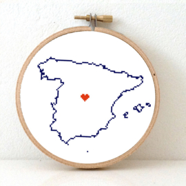 Spain Cross Stitch Pattern 