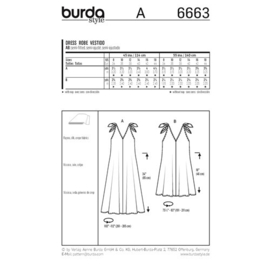 6663 Burda Naaipatroon | Jurk in variaties