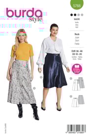 5766 Burda Naaipatroon | Rok in variatie
