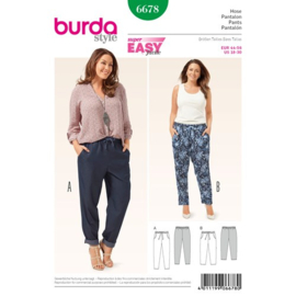 6678 Burda Naaipatroon | Broek in variaties