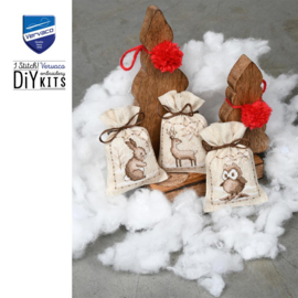 Winterdiertjes aida geurzakjes - Vervaco