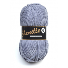 Lammy Yarns Chenille 6 002 Metal Grey