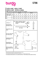 5796 Burda Naaipatroon | Jurk & Shirt