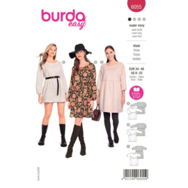 6055 Burda Naaipatroon | Jurk in variaties