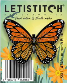 Autumn butterfly | Needle Minder | Leti Stitch
