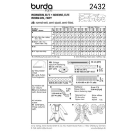Burda Naaipatroon 2432 | Indiaan en elf