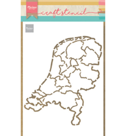 Nederland | Craft stencil | Marianne design
