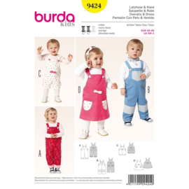 9424 Burda Naaipatroon - Tuinbroek in variaties en jurk