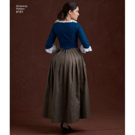 8161 H5 Simplicity Naaipatroon | Misses' Dress 18th Century Maat 32-40