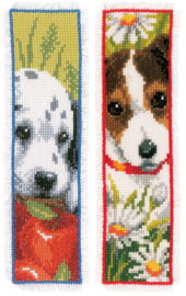 Dogs Aida Bookmarks Cross Stitch Kit Vervaco