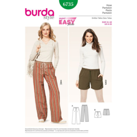 6735 Burda Naaipatroon | Broek en short