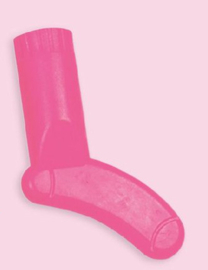 Roze Sok Vormige Puntbeschermers | 4 - 7mm | Pony