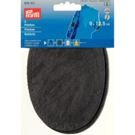 Anthracite Imitation Suede 2 Patches 9x13.5 cm Prym