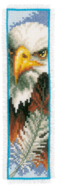 Eagle and Owl Bookmark Aida Cross Stitch Kit Vervaco