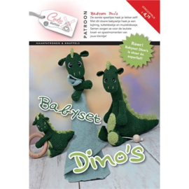 Patroonboekje Babyset Dino's - Cute Dutch