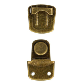 Tassluiting 4,5X3CM Oud Goud - 1108