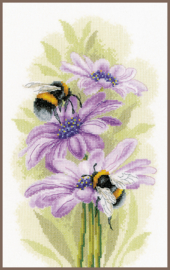 Dansende bijen | eavenwave borduurpakket | Lanarte