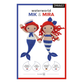 Waterworld Mik & Mira Zabbez Crochet Kit Happy Waterworld Friends